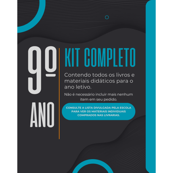 KIT 9º ANO FUNDAMENTAL